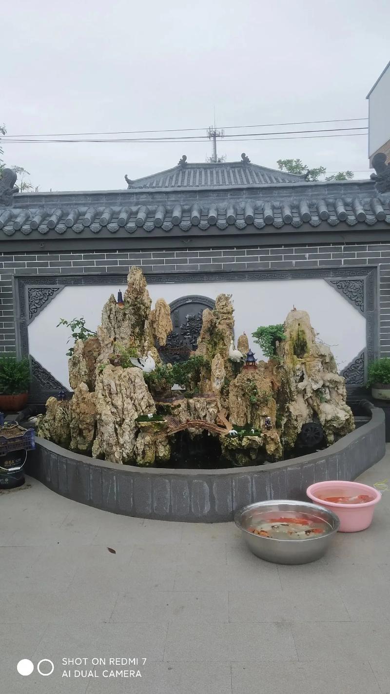 现代中式庭院,日式旱景,楼台花境,大中小型假山制作,水系景观